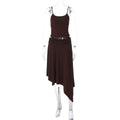 Summer Chic 2 Piece Set Women Sexy Sling Skirt Suit 2026 Backless Crop Top+Slim Irregular Skirt New In Matching Sets Party Set